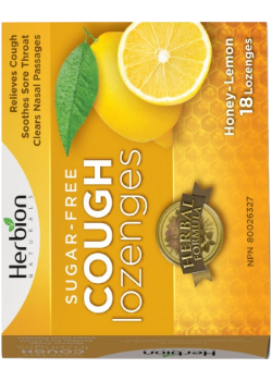Cough Lozenges (Sugar Free-Honey Lemon) - 18 Lozenges