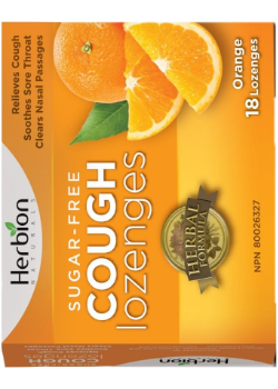 Cough Lozenges (Sugar Free-Orange) - 18 Lozenges