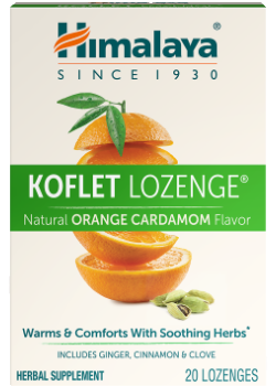 Koflet Lozenge (Natural Orange Cardamom) - 20 Lozenges