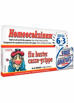 Homeocoksinum Flu Buster - 6 + 3 Tubes BONUS