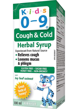 Kids 0-9 Cough & Cold Herbal Day Syrup - 100ml + BONUS