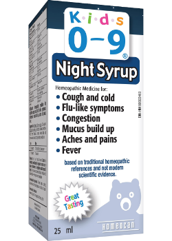 Kids 0-9 Cough And Cold Nighttime - 25ml