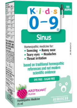 Kids 0-9 Sinus (Raspberry) - 25ml + BONUS