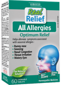 Real Relief All Allergies - 60 Chew Tabs
