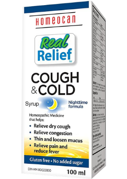 Real Relief Cough & Cold Syrup Nighttime Formula - 100ml