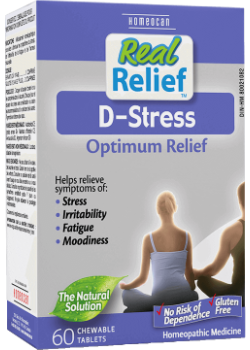 Real Relief D-Stress - 60 Chew Tabs