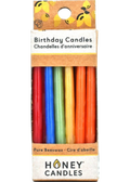 Pure Beeswax Birthday Candles (Royal) - Packet Of 20