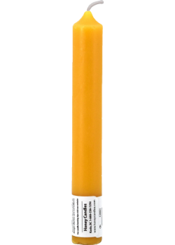 Pure Beeswax Candlestick - 6 Inch Tube