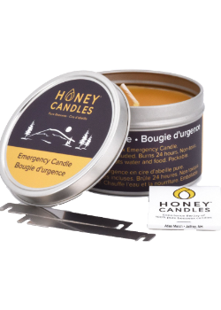 Pure Beeswax Emergency Candle - 11 Ounces