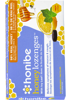 Honey Lozenges With Ivy Leaf (Lemon) - 10 Lozenges