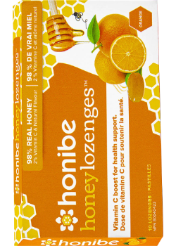 Honey Lozenges Vitamin C Boost (Orange) - 10 Lozenges