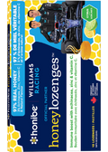 Williams Racing Honey Lozenges Immune Boost (Citrus) - 10 Lozenges