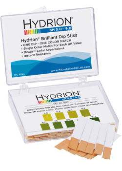Hydrion Brilliant Dip Stiks - 5.0 - 9.0