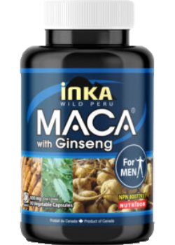 Maca With Ginseng For Men - 90 V-Caps
