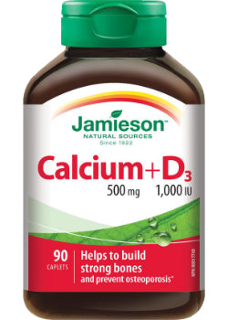 Calcium With Vitamin D - 90 Caps