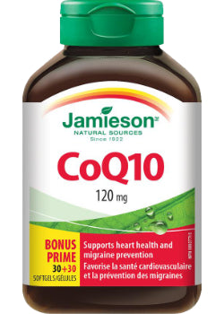 CoQ10 120mg - 30 + 30 Softgels BONUS