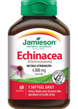 Echinachea Ultra Strength 4,000mg - 60 Softgels