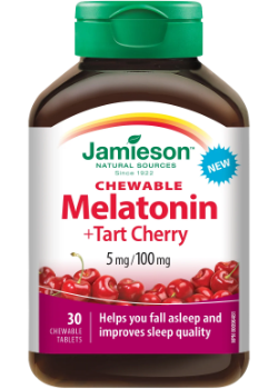 Melatonin + Tart Cherry 5mg/100mg - 30 Chew Tabs