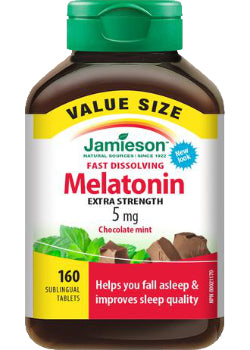 Melatonin 5mg Fast Dissolve Tabs (Chocolate Mint) - 160 Tabs