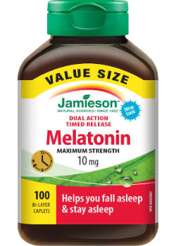 Melatonin 10mg Dual Action Timed Release - 100 Caps