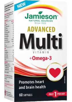 Advanced Multivitamin + Omega-3 - 60 Softgels - Jamieson