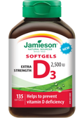 Extra Strength D3 2,500iu - 135 Softgels