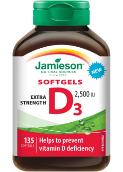 Extra Strength D3 2,500iu - 135 Softgels