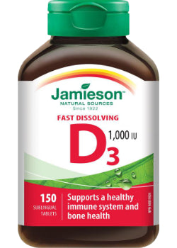 Vitamin D 1,000iu - 150 Sublingual Tabs