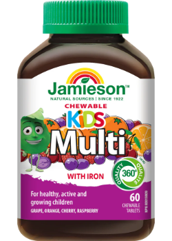 Multi For Kids With Iron - 60 Chew Tabs + BONUS