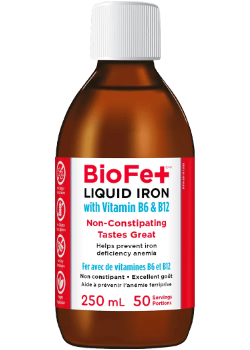 BioFe+ Liquid Iron With Vitamin B6 & B12 - 250ml
