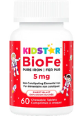 BioFe Pure Iron Chewable 5mg (Sweet Blast) - 60 Chew Tabs