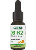 Organic Vitamin D3 250iu & K2 30mcg (Orange) - 13.5ml