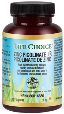 Zinc Picolinate 50mg - 90 V-Caps