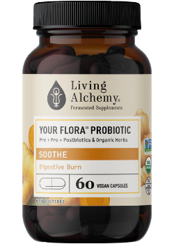 Your Flora Probiotic Soothe (Digestive Burn) - 60 V-Caps