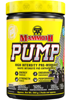 Mammoth Pump (Black Cherry) - 540g