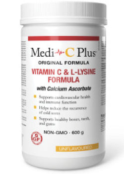 Medi-C Plus With Calcium Ascorbate (Unflavoured) - 600g + BONUS