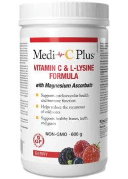 Medi-C Plus With Magnesium Ascorbate (Berry) - 600g + BONUS