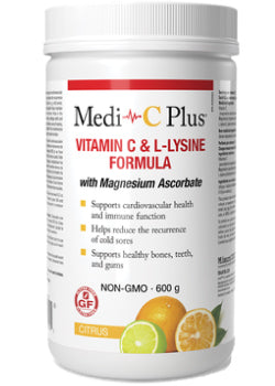 Medi-C Plus With Magnesium Ascorbate (Citrus) - 600g + BONUS