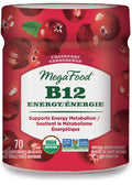Vitamin B-12 Energy Gummies (Cranberry) - 70 Gummies