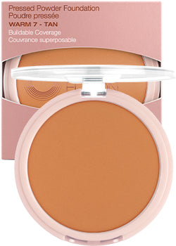 Pressed Powder Foundation (Warm 7-Tan) - 9g