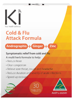 Ki Cold & Flu Attack Formula - 30 Tabs