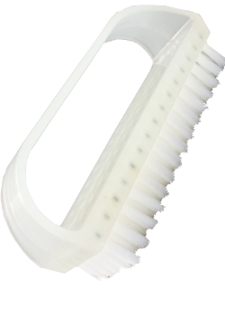 Nylon Bristle Nail Brush (With Handle) - 1 Brush