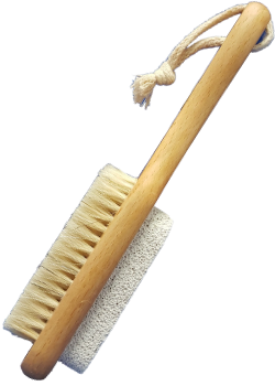 Pumice Stone With Wood Handle - 1 Stone