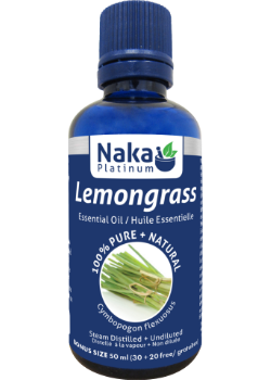 100% Pure Lemongrass Essential Oil - 50ml + BONUS