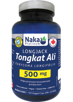 Longjack Tongkat Ali 500mg - 120 V-Caps + BONUS