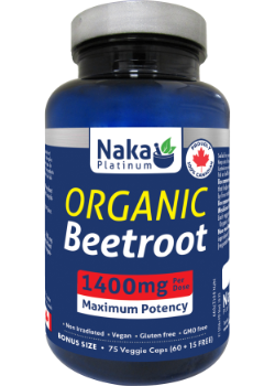 Organic Beetroot 1400mg - 75 V-Caps