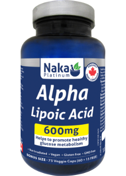 Alpha Lipoic Acid 600mg - 75 V-Caps