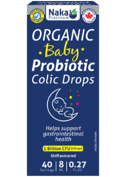 Baby Probiotic Colic Drops 1 Billion CFU (Organic, Unflavoured) - 8ml