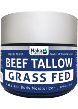 Beef Tallow Face & Body Moisturizer (Vanilla) - 100ml + BONUS