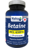 Betaine HCL 650mg + Protease - 75 V-Caps